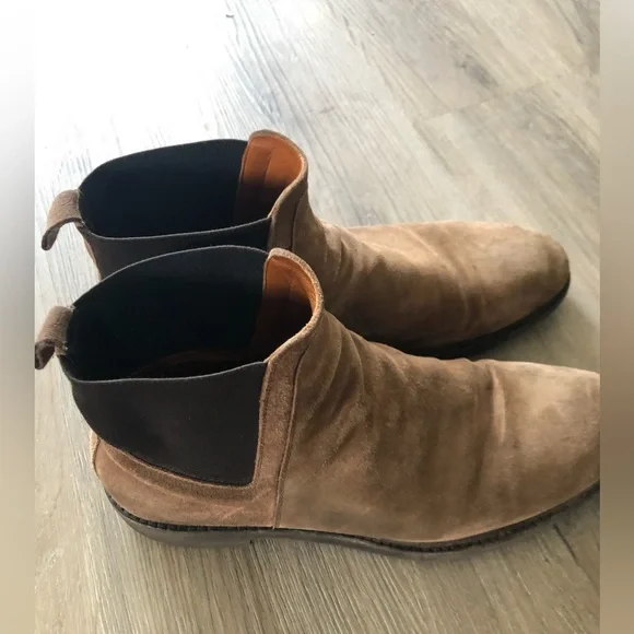 Aquatalia | Shoes | Aquatalia Mens Used Tan Suede Boots 347  display picture 3